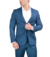 Terno slim masculino confeccionado em tecido de poliviscose, ideal para quem busca sofisticação com caimento ajustado. Acompanha blazer estruturado com acabamento premium, forro estampado e pesponto aparente, além de calça de corte regular com fechamento 