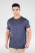 Camiseta básica masculina e feminina em tecido modal, gola C, tecnologia antiodor, disponível nas cores Preto Silêncio, Azul Horizonte e Verde Liberdade – MR & Co.