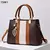 Bolsa de Grande Capacidade para Mulheres, Bolsa de Ombro Crossbody, Padrão PU, Balde Portátil, Senhoras Messenger Bags, Novo - Aure
