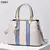 Bolsa de Grande Capacidade para Mulheres, Bolsa de Ombro Crossbody, Padrão PU, Balde Portátil, Senhoras Messenger Bags, Novo na internet