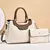 Bolsa feminina bolsa de ombro para 2025 designer de luxo bolsa feminina bolsas de couro impresso monograma ombro único straddle saco - loja online