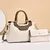 Bolsa feminina bolsa de ombro para 2025 designer de luxo bolsa feminina bolsas de couro impresso monograma ombro único straddle saco