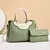 Bolsa feminina bolsa de ombro para 2025 designer de luxo bolsa feminina bolsas de couro impresso monograma ombro único straddle saco
