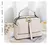 Imagem do Bolsa tiracolo de grande capacidade feminina, bolsa casual, designer de luxo feminina, moda, 2024
