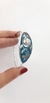 Pulsera Peruana Turquesa con flores - comprar online
