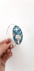 Pulsera Peruana Turquesa con flores