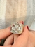 Anillo Rectangular con cubic - comprar online