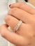 Anillo cinta con cubic