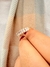 Anillo cinta con cubic - comprar online