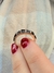 Anillo Cubic cuadros negros - comprar online