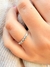 Anillo labrado con cubic blanco o negro - comprar online