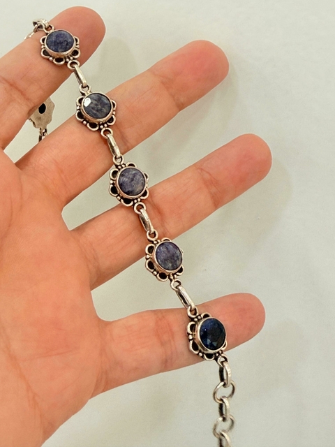 Pulsera rosetta azul