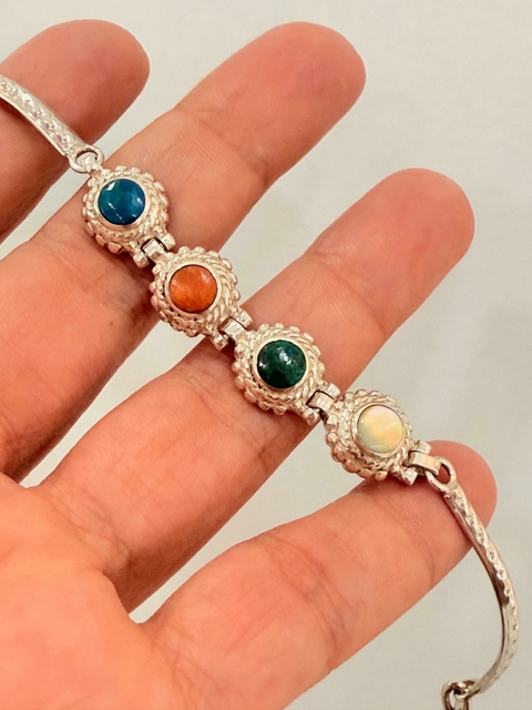 Pulsera Flor de color