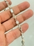 Pulsera plata cubic con nácar - comprar online