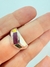 Anillo cubo color triple