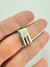 Anillo rectangular rayado - Mia Risueña*