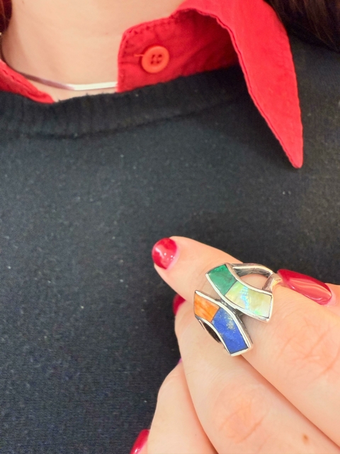 Anillo arco color