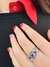 Anillo trío punto azul - comprar online