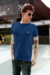 REMERA CLASICA LISA COLOR AZUL MARINO - comprar online