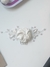 Grinalda Flor de Luar | Kit com Pente e Grampos em Porcelana Fria na internet