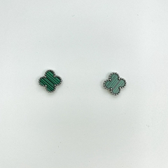 Brinco aço inox fixo Van Cleef Trevo 4 pontas na internet