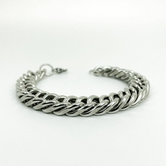 Pulseira Aço Inox Grumet Dupla Grande - comprar online