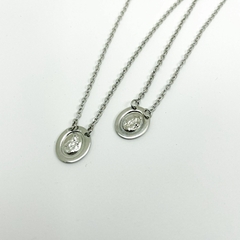 Gargantilha Aço Inox Escapulário Oval Soldado - comprar online