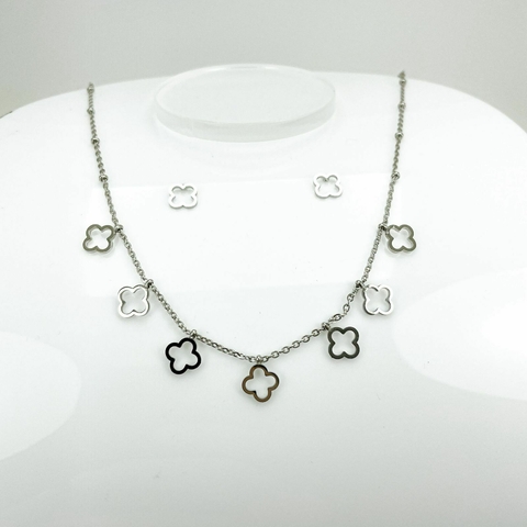 Conjuntos Aço Van Cleef Mini Vazado