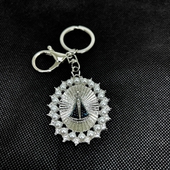 Chaveiro Nsa. Sra. Aparecida Escudo Com Pérolas - comprar online