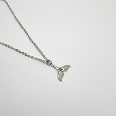 Gargantilha Aço Inox Rabo De Baleia - comprar online