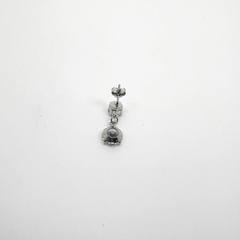 Brinco Aço Inox Zirconia Base Zirconia Pendurada - comprar online