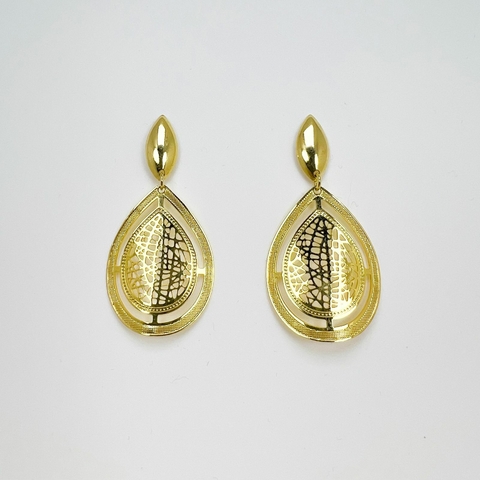 Brinco F18k Base Losango Abanador Pendurado