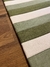 Tapete Sala Retangular | Verde e Off-White | Coleção Faixas - loja online