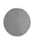 Tapete Sala Redondo | Econyl | Esculpido | Cinza | Liso - comprar online