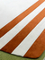 Tapete Paar | Semi-Oval | Veludo Off-White e Terracota - loja online
