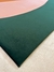 Tapete Wave | Verde, Azul Marinho, Rosé Gold e Terracota - Revenda Tapetes São José