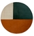 Tapete Harmonia | REDONDO | Bege Gold, Terracota e Verde na internet