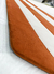 Tapete Paar | Semi-Oval | Veludo Off-White e Terracota - comprar online