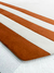 Tapete Paar | Semi-Oval | Veludo Off-White e Terracota - Revenda Tapetes São José