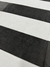 Tapete Faixas | Alongadas | Veludo Grafite e Off-White - comprar online