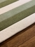 Imagem do Tapete Sala Retangular | Verde e Off-White | Coleção Faixas
