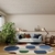 Tapete Sala Oval | Verde, Terracota e Azul | Coleção Memórias - Revenda Tapetes São José