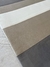 Tapete Faixas | Veludo Off-White, Taupe e Bege Gold - loja online