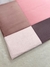 Tapete Quadrados | Nude Rosado, Rosa, Uva, Rosa Bebê e Rosé Gold - Revenda Tapetes São José