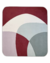 Tapete Íris | Veludo Hive Bege, Nude, Verde, Magenta e Verde Claro | Bordas arredondadas - comprar online