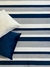 Tapete Faixas | Veludo Off-White, Granito e Azul Marinho - loja online