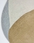 Tapete Stone | Nylon | Bordas Orgânicas | Prata, Trigo e Off-White Econyl