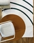 Tapete Jazz | Bordas Orgânicas | Off-White, Terracota e Verde - loja online