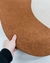 Tapete Wave | Bordas Arredondadas | Bouclé Capri Terracota, Bege, Cinza e Bouclé Atenas Azul Marinho - comprar online