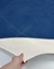 Imagem do Tapete Sea | Bouclé Capri Natural e Azul | Efeito estonado